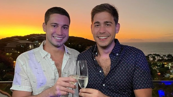 Pedro Figueiredo e Erick Rianelli. Foto: Reprodução do Instagram