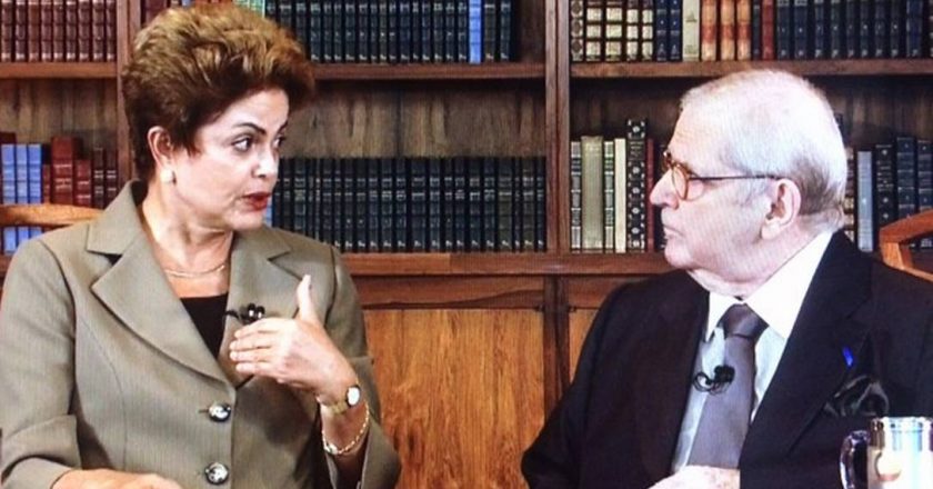 Dilma e Jô. Foto: Reprodução da TV