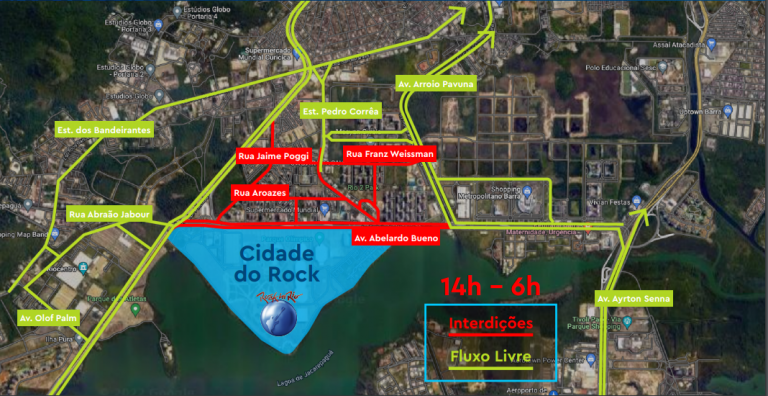 Prefeitura do Rio divulga o planejamento operacional para o Rock in Rio. Foto: Divulgação/Prefeitura do Rio