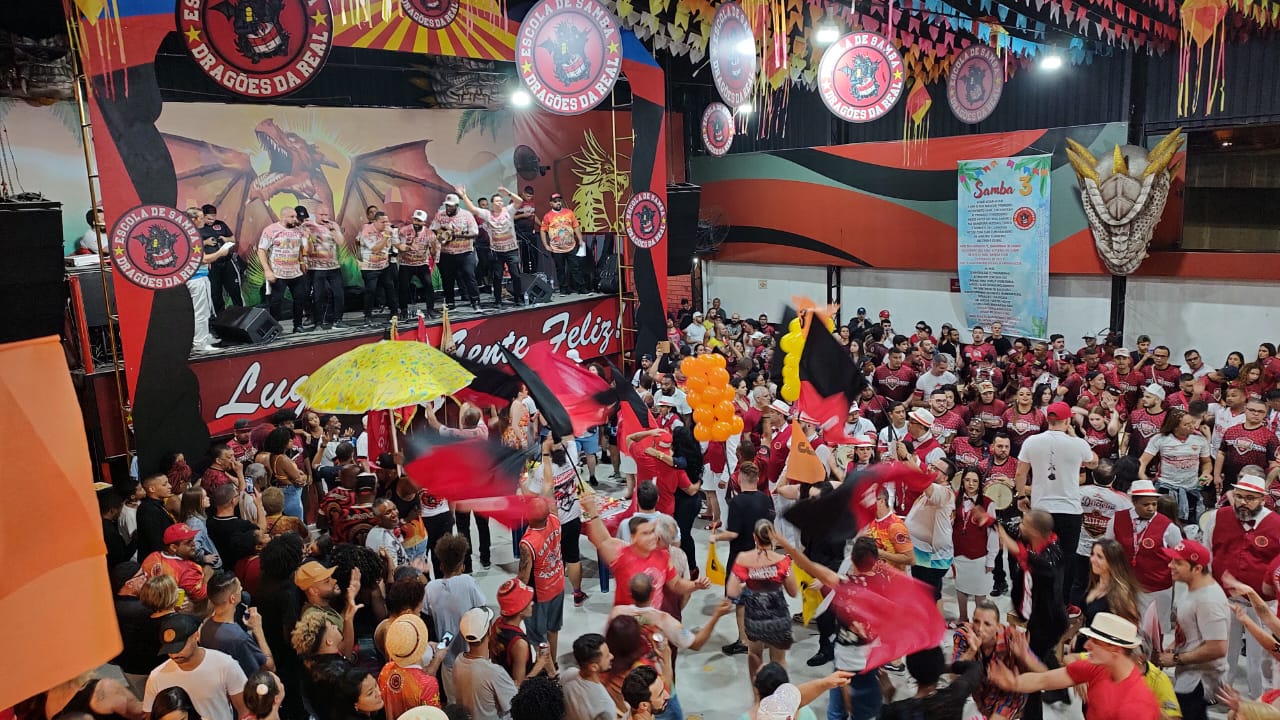 Final de samba-enredo na Dragões da Real. Foto: SRzd