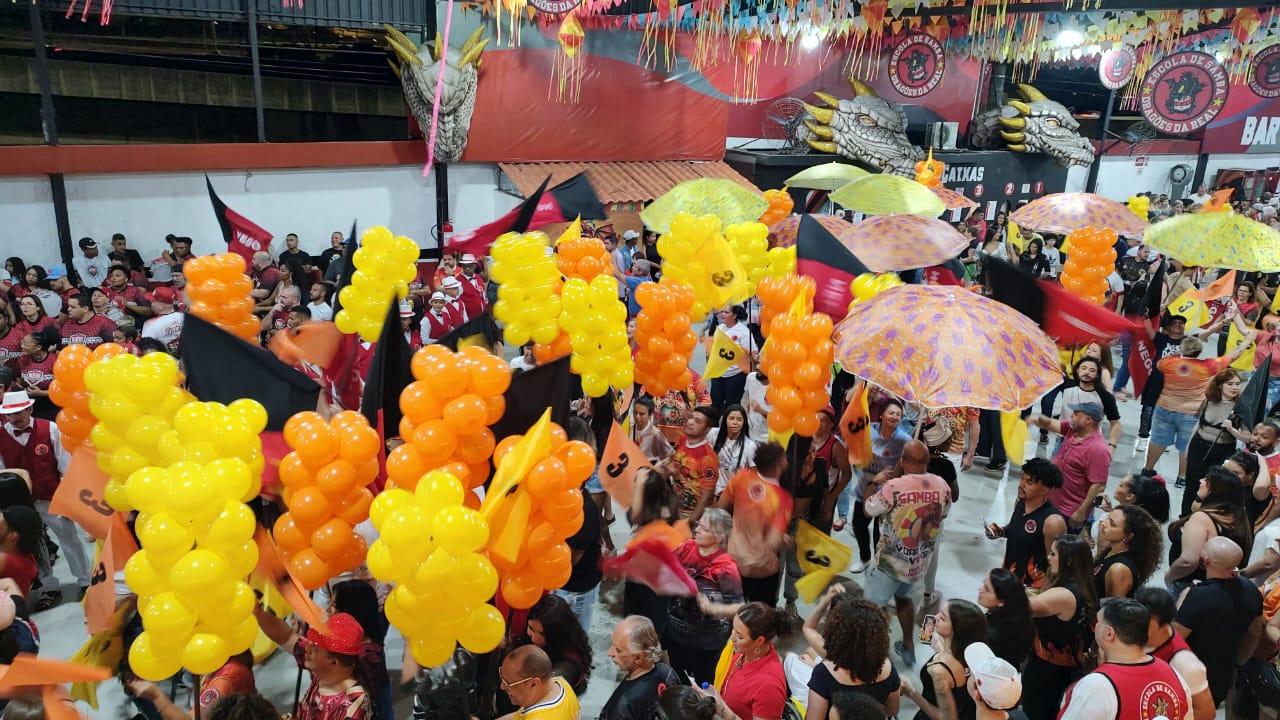 Final de samba-enredo na Dragões da Real. Foto: SRzd