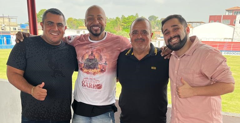 Rodrigo Gomes, Carlinhos do Salgueiro, Reginaldo Gomes e Lucas Milato. Foto: Divulgação