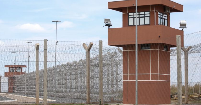 Penitenciária federal de segurança máxima de Brasília. Foto: Marcelo Camargo/Agência Brasil