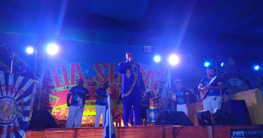 Carlos Jr. é apresentado em festa na Tucuruvi para o Carnaval 2023. Foto: Guilherme Queiroz/SRzd