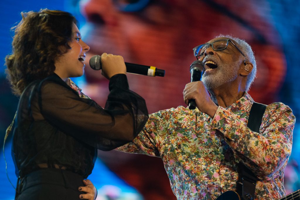 Flor e Gilberto Gil. Foto: Juliana Dias/SRzd
