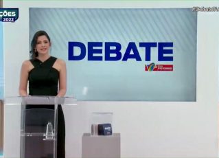 Debate em TV é interrompido após desmaio de mediadora. Foto: Reprodução do Youtube