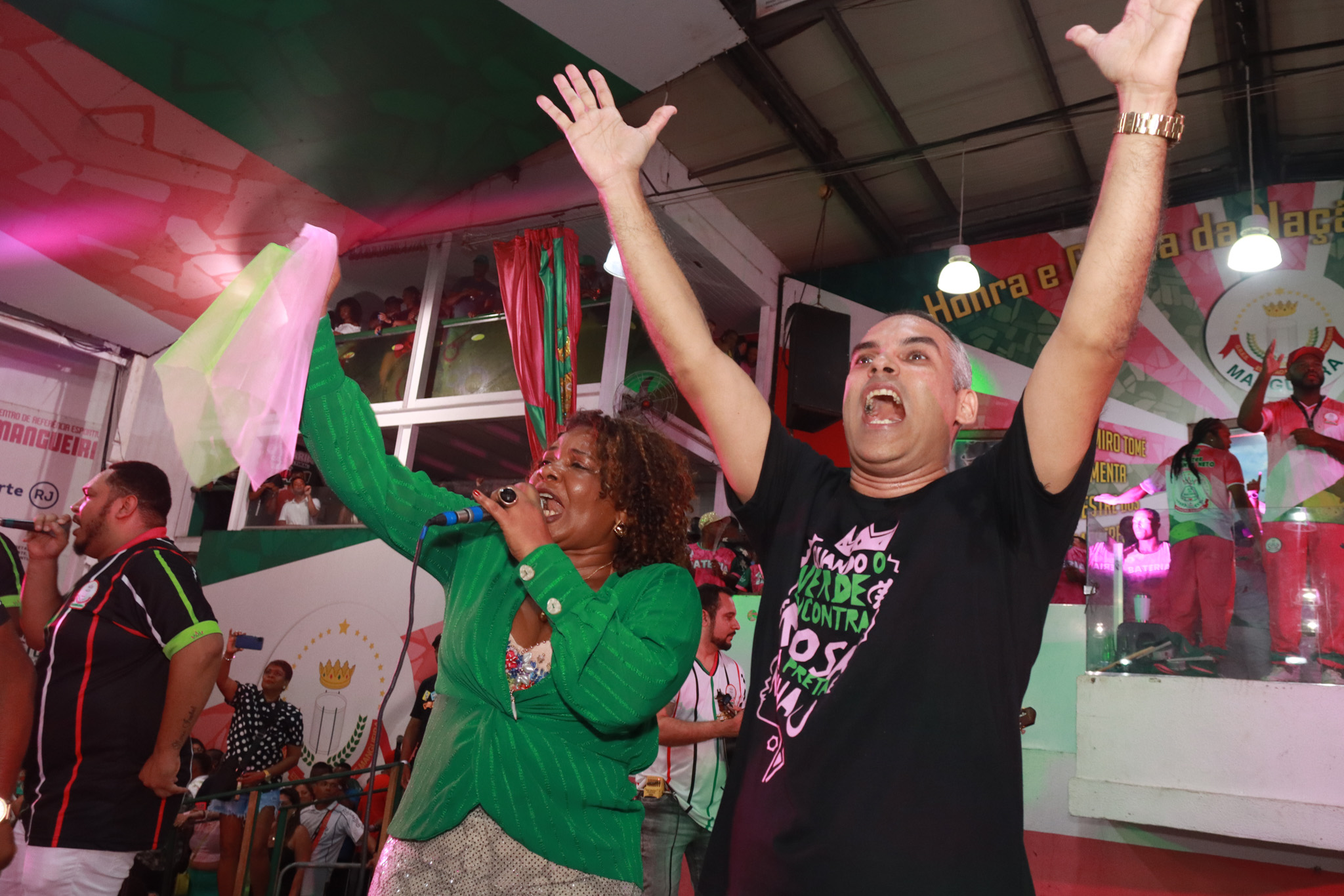 Final de samba da Mangueira para o Carnaval de 2023. Foto: Thiago Mattos