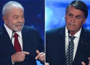 Lula e Bolsonaro. Foto: Reprodução de TV