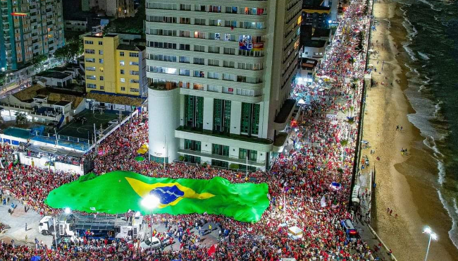 Lula na Bahia. Foto: Ricardo Stuckert