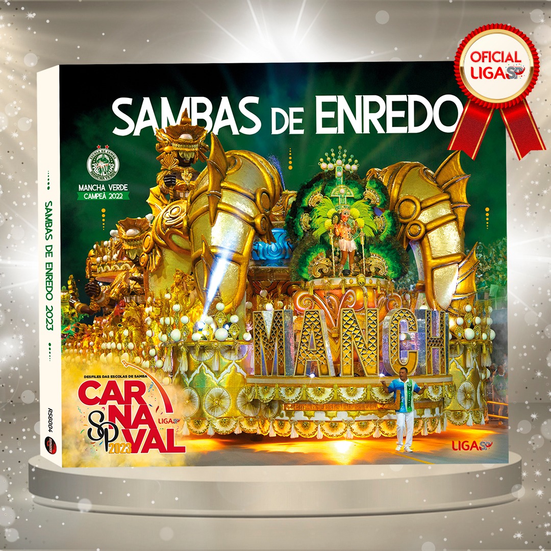 Capa do CD do Carnaval de São Paulo 2023. Foto: Divulgação/Liga-SP