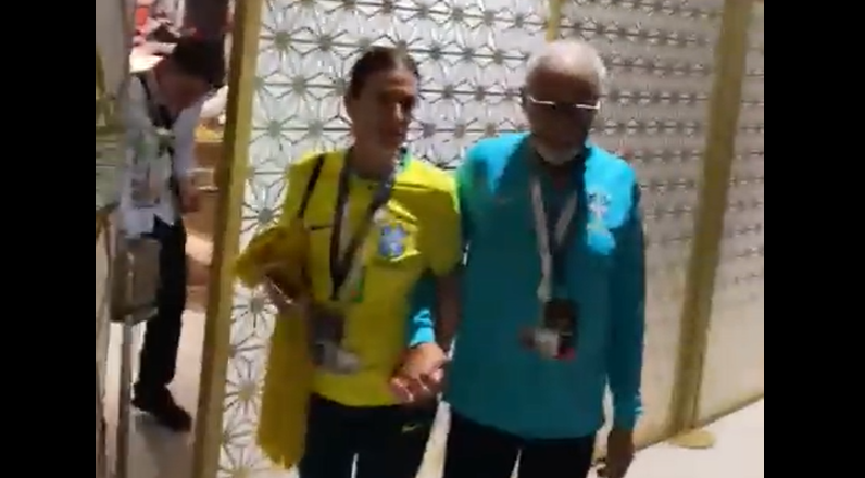 Gilberto Gil é insultado no Catar. Foto: Reprodução/Twitter @AndreJanonesAdv