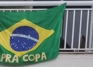 Jogo do Brasil acende possibilidade de pacificação no país. Foto: Reprodução do Twitter