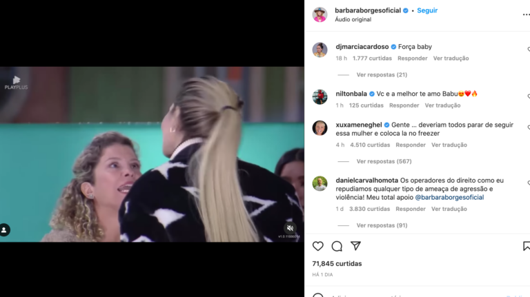 Xuxa se posiciona sobre polêmica em A Fazenda. Foto: Reprodução/Instagram