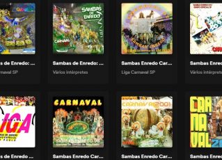 Sambas de enredo do Carnaval de São Paulo nas plataformas digitais. Foto: Reprodução/Spotify
