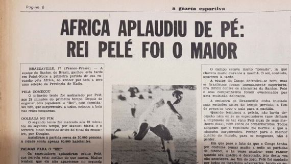 O dia em que Pelé parou uma guerra