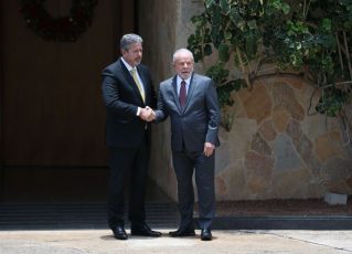 Arthur Lira. recebe o presidente eleito Lula. Foto: José Cruz/Agência Brasil