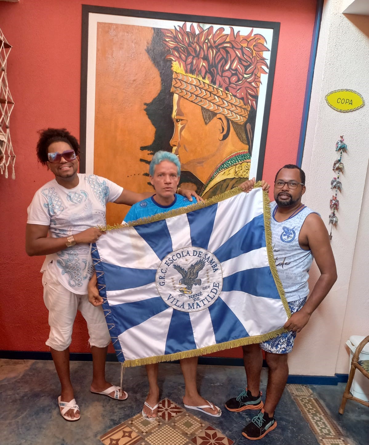 Representantes da Nenê de Vila Matilde na Bahia. Foto: Divulgação