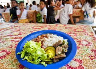 Alimentação escolar. Foto: Sergio Amaral/Ministério do Desenvolvimento e Assistência Social, Família e Combate à Fome/Divulgação