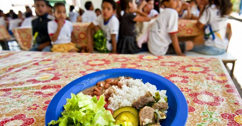 Alimentação escolar. Foto: Sergio Amaral/Ministério do Desenvolvimento e Assistência Social, Família e Combate à Fome/Divulgação