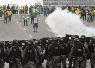 Atos golpistas de 8 de janeiro de 2023. Foto: Joedson Alves/Agência Brasil