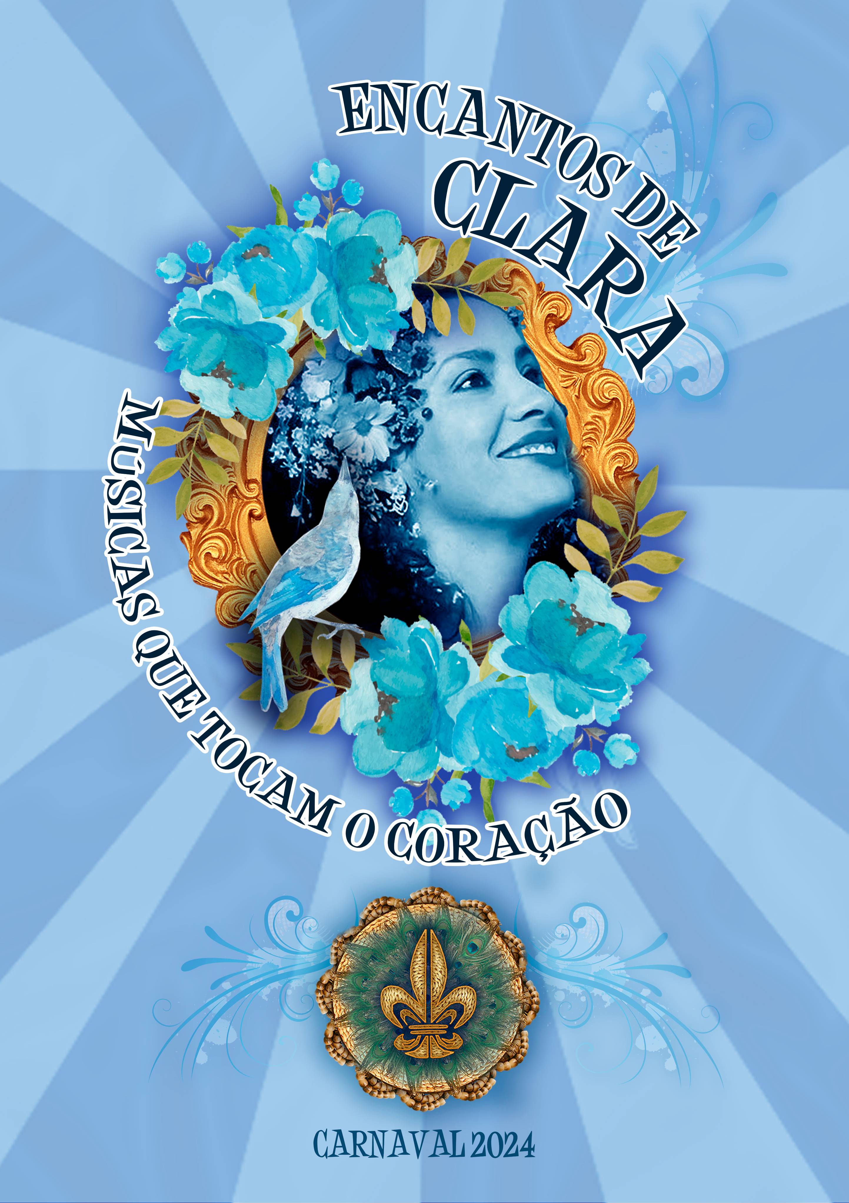 Logotipo do enredo da Flor de Liz para o Carnaval 2024. Foto: Divulgação