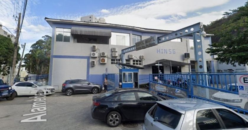 Hospital para onde criança foi levada, em Vitória. Foto: Reprodução/Google Street View