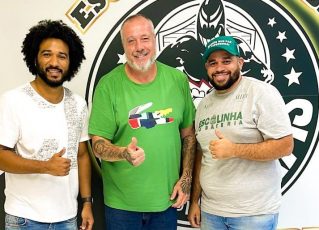 Paulo Serdan, Vinicius Rezende e Felipe Cabral. Foto: Divulgação/Mancha Verde