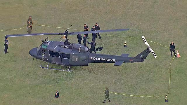 Helicóptero. Foto: Reprodução/TV Globo