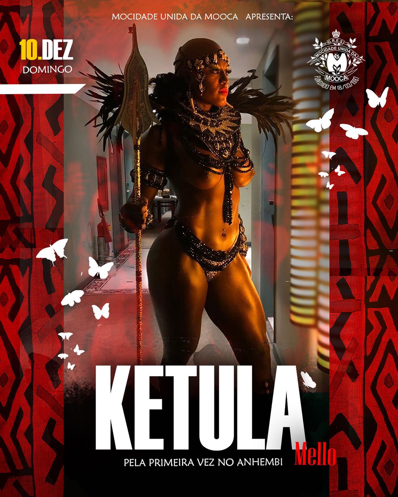 Ketula Mello vai estrear no Carnaval de São Paulo em 2024. Foto: Reprodução/MUM