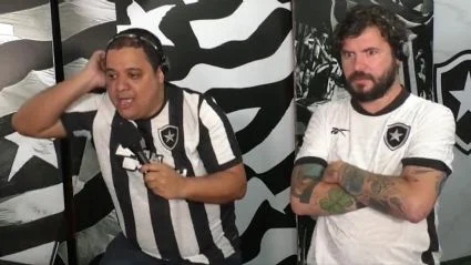Locutor de rádio do Botafogo. Foto: Reprodução de Vídeo