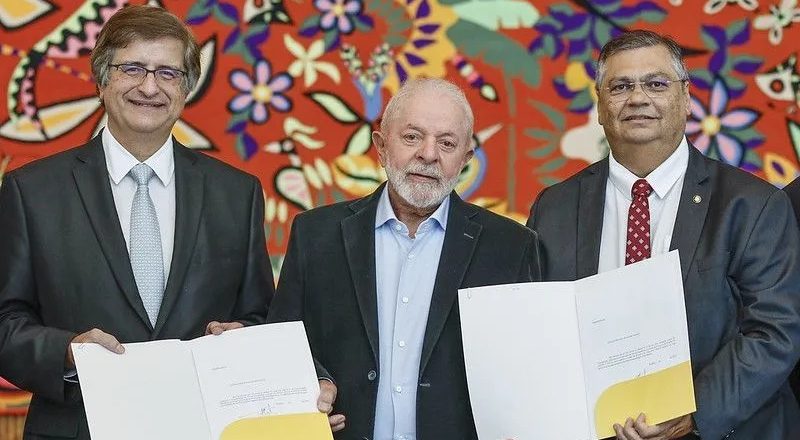 Paulo Gonet, Lula e Flávio Dino. Foto: Ricardo Stuckert