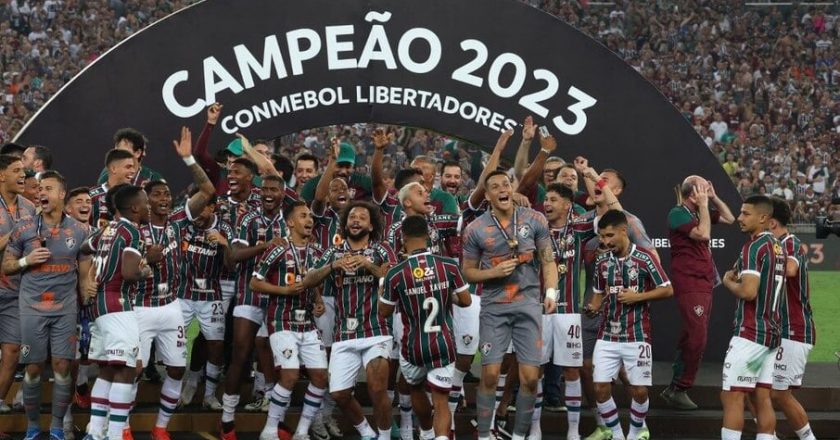 Fluminense vence Libertadores. Foto: Reprodução/Twitter Conmebol