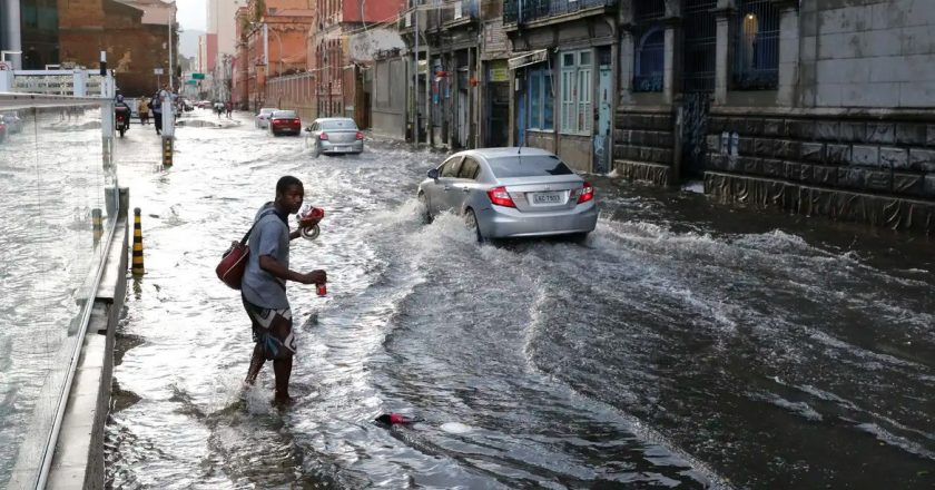 Chuva no Rio. Foto: Fernando Frazão/Agência Brasil