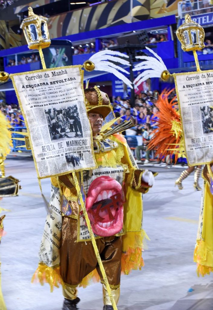 Desfile do Paraíso do Tuiuti 2024. Foto: SRzd/Juliana Dias
