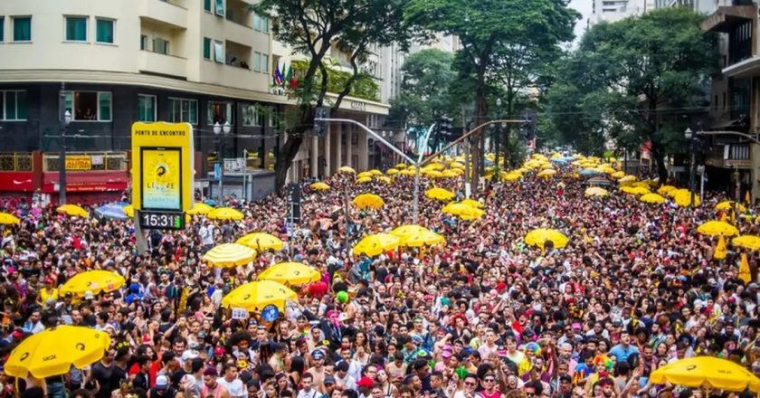 Carnaval de rua em São Paulo. Foto: Edson Lopes Jr/Prefeitura de São Paulo