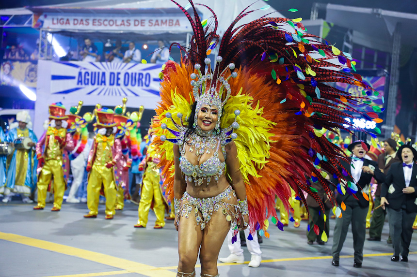 Desfile 2024 da Águia de Ouro. Foto: Cesar R. Santos/SRzd