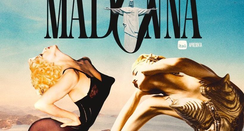 Divulgação de show da Madonna. Foto: Reprodução/Twitter/Madonna Brasil