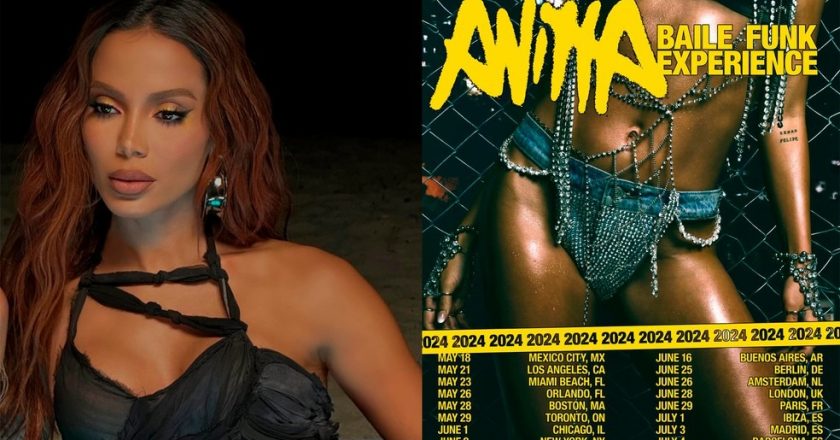 Anitta anuncia turnê internacional. Foto: Reprodução/Instagram