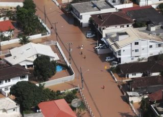 Enchente no Rio Grande do Sul. Foto: Cristiano Estrela/Secom/Agência Brasil