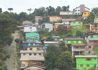 Casas em Caxias do Sul. Foto: Reprodução RBS TV